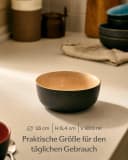 Cosumy Müslischale Steingut Geschirr Set 4 Personen Bunt Bild 4