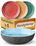Cosumy Servierteller Steingut Set 4-tlg. Bunt Handgefertigt Bild 2