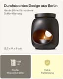 Praknu Duftlampe Keramik 100ml Teelicht Aromalampe für Öle & Duftwachs Bild 3