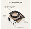 Praknu Bidetarmatur Bidet Set mit Handbrause, Schlauch & Halter Edelstahl Rostfrei Bild 5