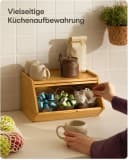 Praknu Brotkasten Holz mit Ablagefläche Bild 5