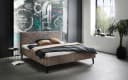 Meise Möbel Polsterbett Avola Taupe Cord 180x200 cm Bild 1