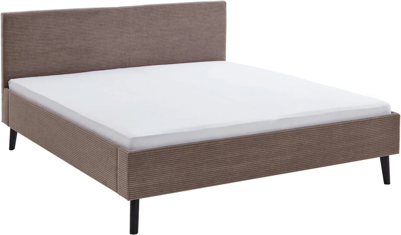Meise Möbel Polsterbett Avola Taupe Cord 180x200 cm - Bild 4