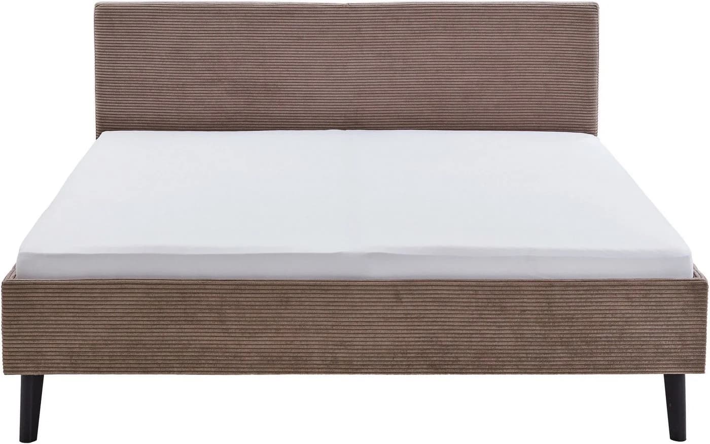 Meise Möbel Polsterbett Avola Taupe Cord 180x200 cm - Bild 5