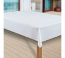 Laro Tischdecke Wachstuch Abwaschbar Glitter Weiß Rechteckig Bild 1