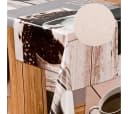 Laro Tischdecke Wachstuch-Tischdecken Abwaschbar Kaffee Schwarz/Braun Rechteckig Bild 5