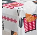 Laro Tischdecke Wachstuch-Tischdecken Abwaschbar French Breakfast Rechteckig Bild 4