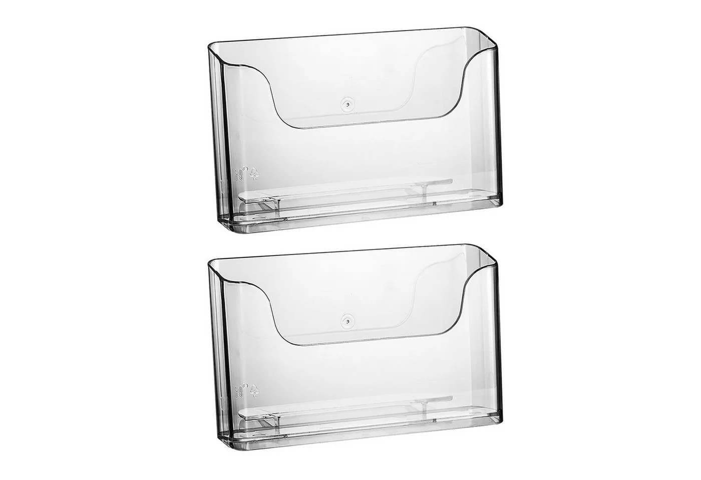ogoPLUS Prospekthalter DIN A5 Querformat Transparent - Bild 2