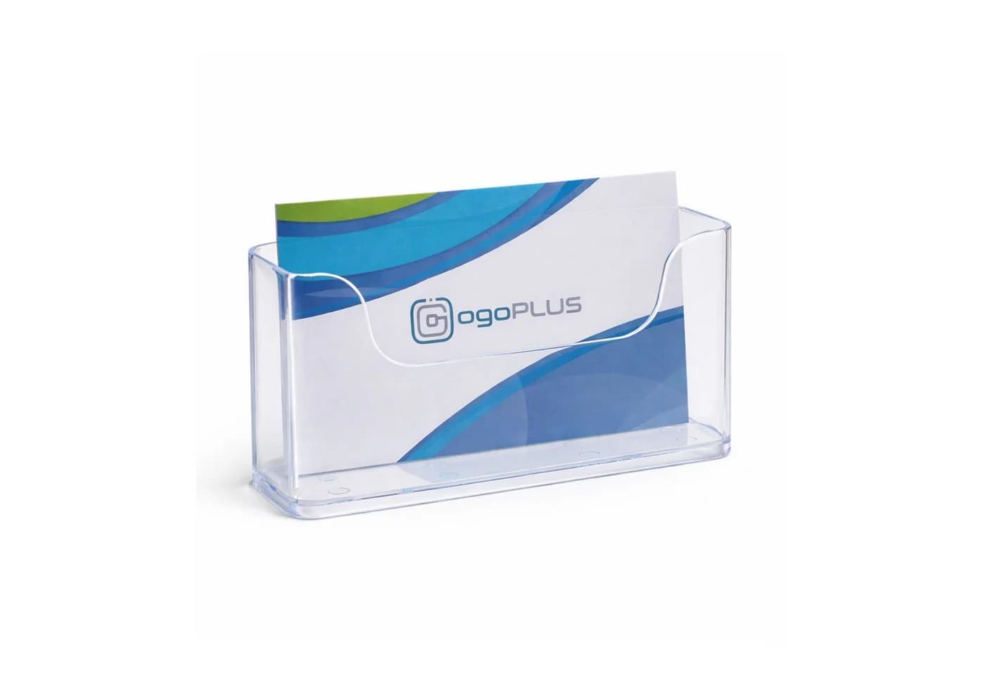 ogoPLUS Prospekthalter DIN A5 Querformat Transparent - Bild 3