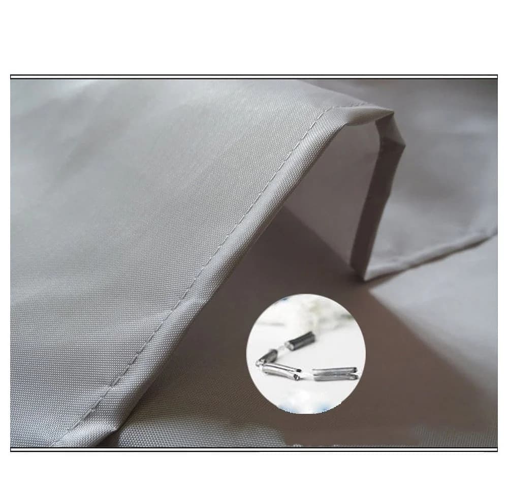 Fanci Home Duschvorhang Grau Polyester Anti-Schimmel - Bild 4