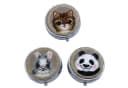 The Beauty House Pillendose Stickerei Katze Hase Panda Bild 2