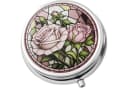 The Beauty House Pillendose Kompakt Glasfenster Stil Naturmotive Bild 1