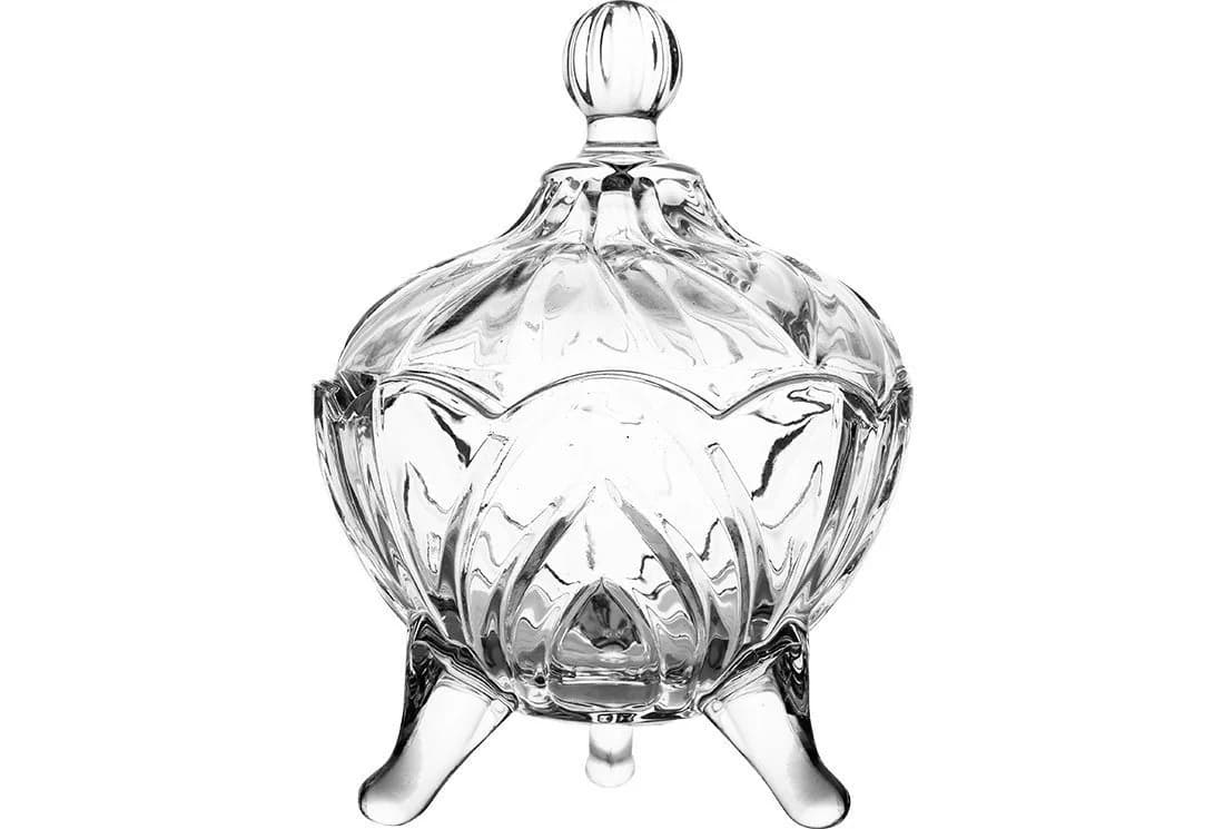 Hayal Zuckerdose Glas 120 ml Transparent mit Deckel