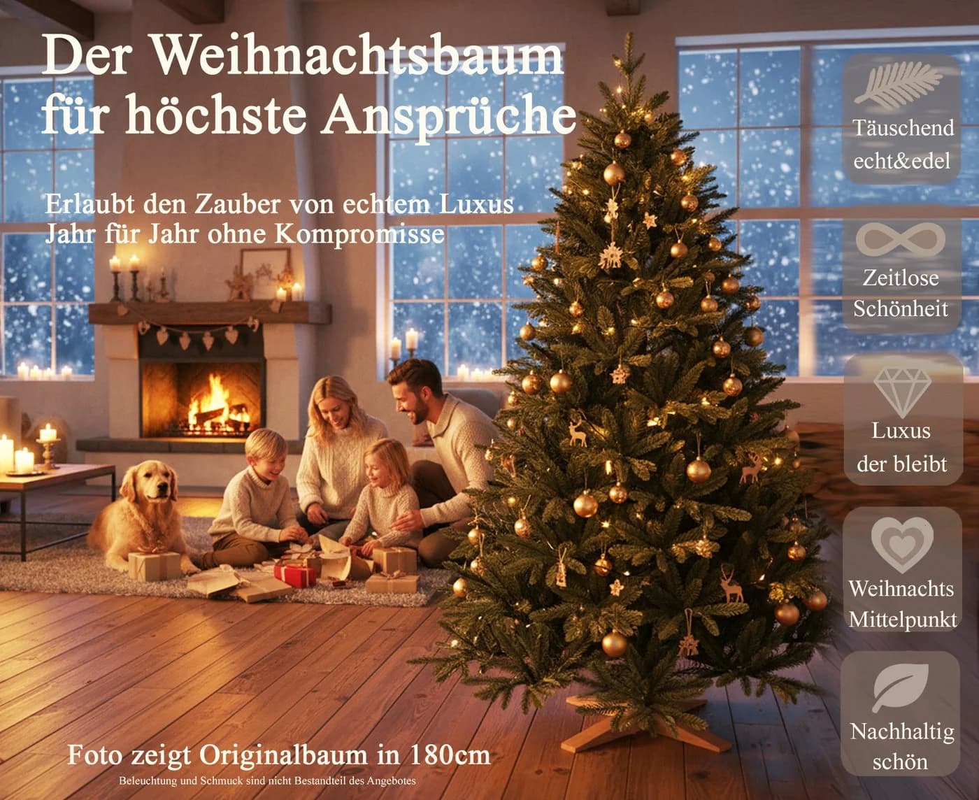 Cox Swain Künstlicher Weihnachtsbaum Grün Realistische Optik