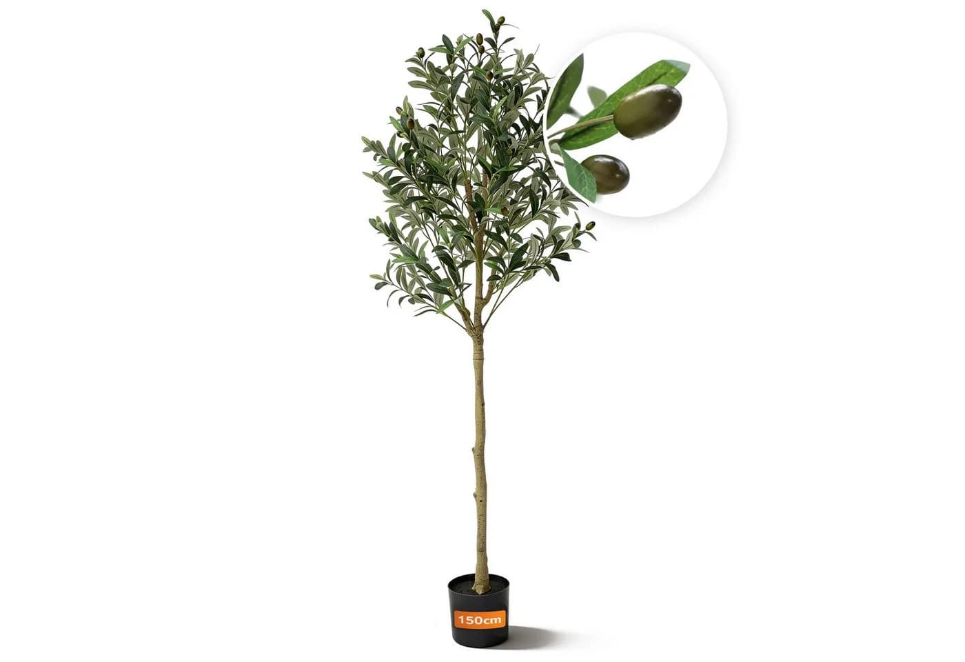 KAIVIO Künstlicher Olivenbaum Classic 150 cm Grün - Bild 2
