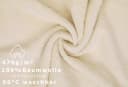 Betz PREMIUM Waschhandschuh Set 10-tlg. 100% Baumwolle Beige Bild 5
