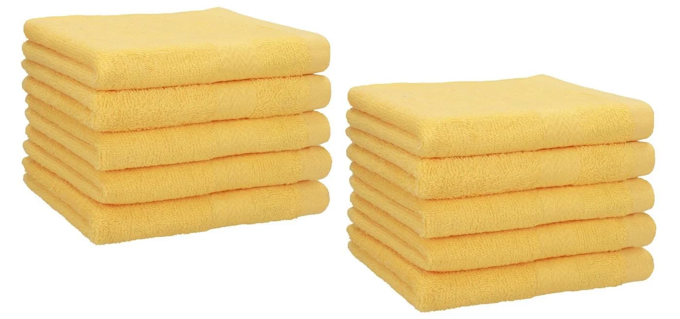 Betz Gästehandtücher 10-tlg. Set PREMIUM 100% Baumwolle honiggelb - Bild 2