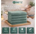 Betz Gästehandtücher 10-tlg. Set PREMIUM 100% Baumwolle Grün Bild 1