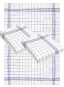 Betz Geschirrtuch 3er Set Halbleinen Blau Rot Grau Bild 2