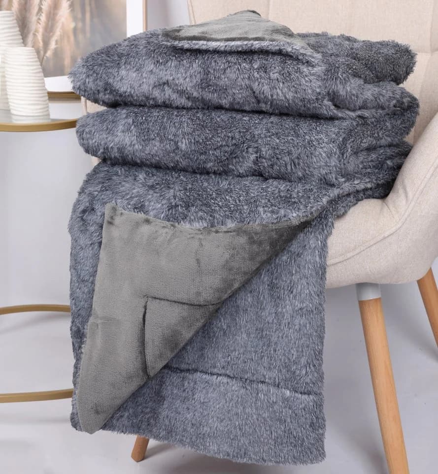 Betz Kuscheldecke XXL TURIN 150x200cm Grau - Bild 2