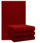 Betz Handtuch-Set 4-tlg. Premium 100% Baumwolle Rubinrot Bild 2