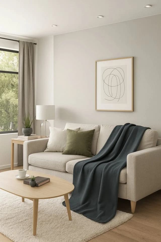 Betz Wohndecke 2 Stück Grau Fleecedecke 130x170 cm