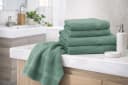 Betz Handtuch Set 4-tlg. PREMIUM Tannengrün 100% Baumwolle Bild 1