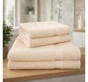 Betz Handtuch Set 4-tlg. PREMIUM Beige 100% Baumwolle Bild 1