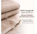 Betz Badetuch Berlin 100% Baumwolle Braun 100x200 cm Bild 5