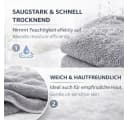 Betz Badetuch Berlin 100% Baumwolle Silbergrau Bild 5