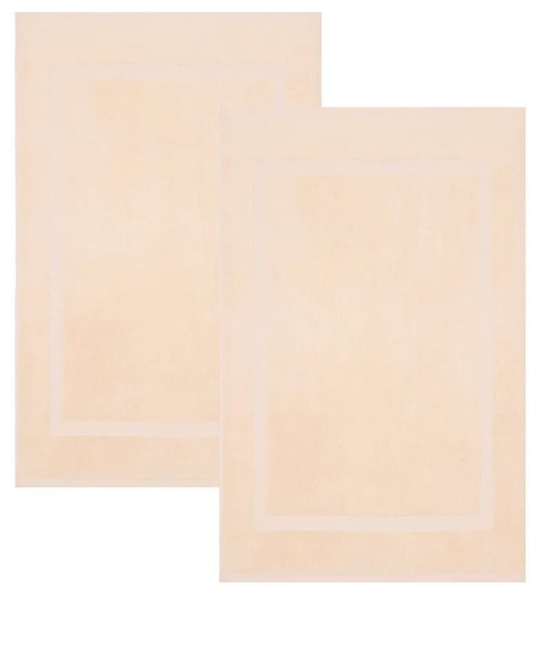 Betz Badematte 2er-Pack Premium Baumwolle Beige - Bild 2