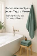 Betz Badetuch XXL 100x150cm 100% Baumwolle Grün Bild 1