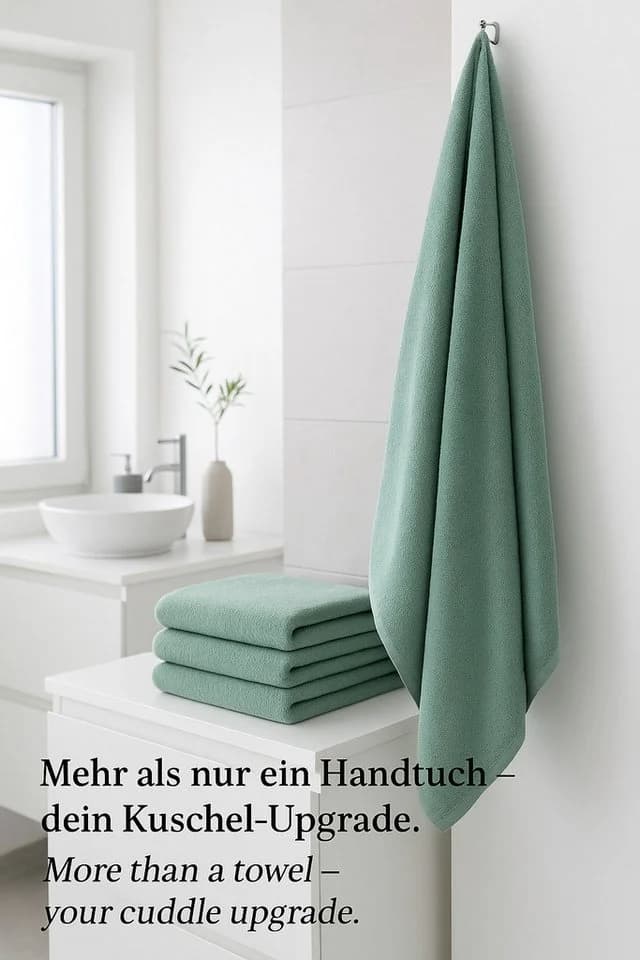 Betz Badetuch XXL 100x150cm 100% Baumwolle Grün - Bild 4