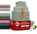 Betz Handtuch Set Berlin 12-tlg. 100% Baumwolle Grün Bild 2