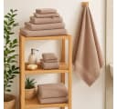 Betz Handtuch Set 12-tlg. Berlin 100% Baumwolle Braun Bild 3