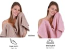 Betz Handtuch Set 12-tlg. BERLIN 100% Baumwolle Cappuccino Bild 5