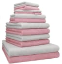 Betz Handtuch Set 12 TLG. Lotus - Silbergrau 100% Baumwolle Bild 2