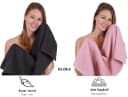 Betz Handtuch Set 12-tlg. Lotus - Graphit Baumwolle Bild 5