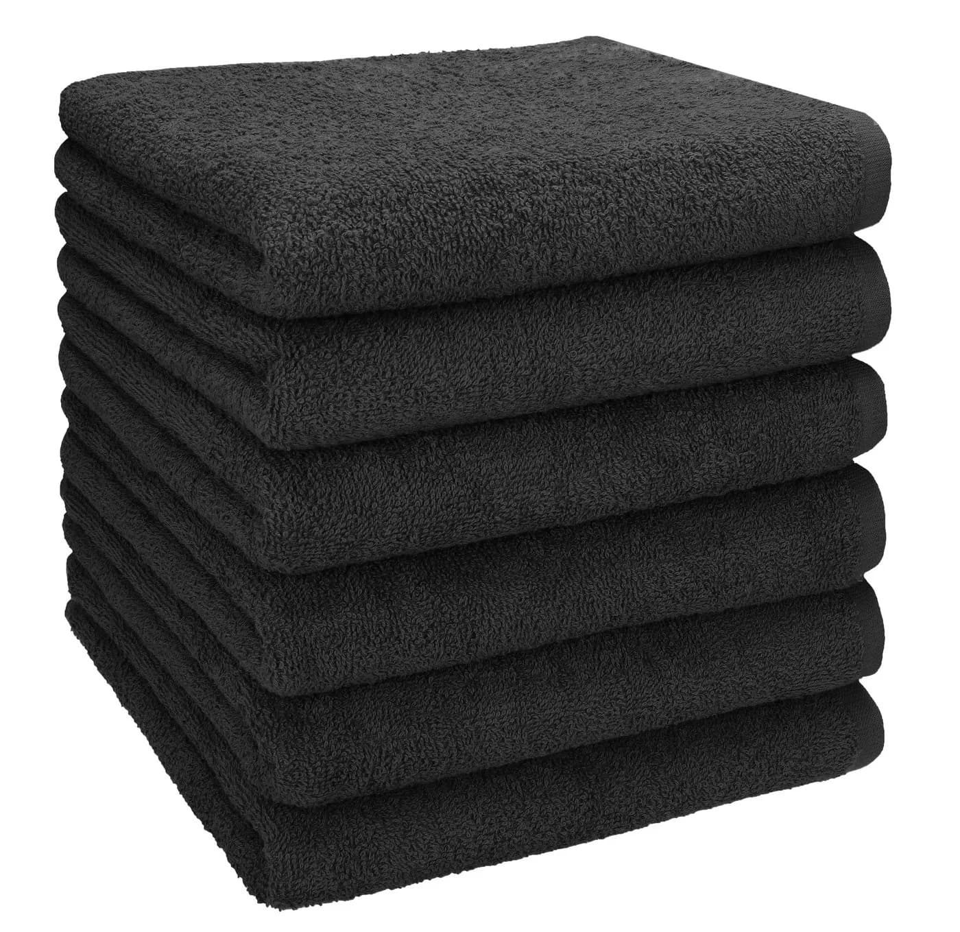 Betz Handtuch-Set Berlin 6er Pack Grau 100% Baumwolle - Bild 2