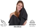 Betz Handtuch-Set Berlin 6er Pack Grau 100% Baumwolle Bild 5