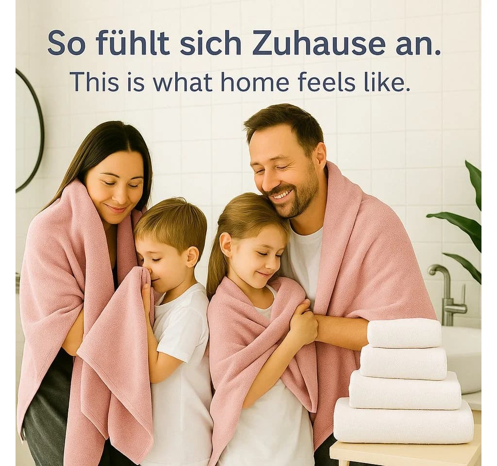 Betz Duschtücher Maxi 2 Stück XXL Badetuch 100x150 cm Braun - Bild 5