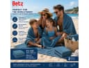 Betz Badetuch XXL 2er Set Taubenblau 100% Baumwolle Bild 4