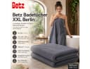 Betz Badetuch Set 2 Stück XXL 100x200 cm 100% Baumwolle Grau Bild 3