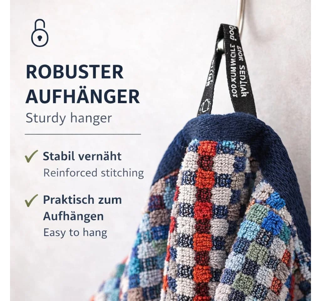 Betz Badetuch 2er Set XXL Karo Bunt - Bild 3