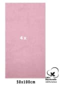 Betz Handtuch Set Berlin 4er Pack Rosa 100% Baumwolle Frottee Bild 1