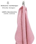 Betz Handtuch Set Berlin 4er Pack Rosa 100% Baumwolle Frottee Bild 3