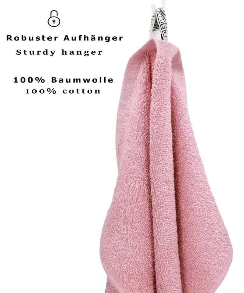 Betz Handtuch Set Berlin 4er Pack Rosa 100% Baumwolle Frottee - Bild 3