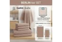 Betz Handtuch Set Berlin 6-teilig Braun 100% Baumwolle Bild 1