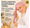 Betz Turban-Handtuch mit Knopf BERLIN Rosa 2-Stück Set Bild 3