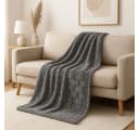 Betz Wohndecke Kuscheldecke VENEDIG Hellgrau XXL 150x200 cm Bild 1